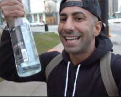 Yousef Erakat consuming alcohol